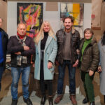 I quattro artisti hanno presentato le loro opere in Pescheria